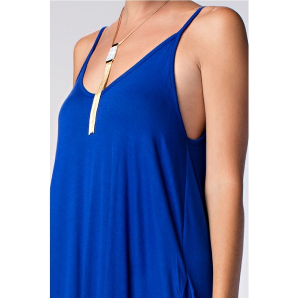 SALE! LAST 1 NWOT Spaghetti Strap Loose Maxi Dress - Picture 6 of 7